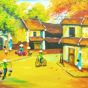 GẠCH TRANH ĐỒNG QUÊ