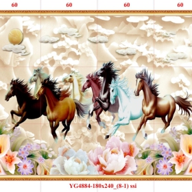 GẠCH TRANH MÃ ĐÁO THÀNH CÔNG - YG4884