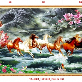 GẠCH TRANH MÃ ĐÁO THÀNH CÔNG - YG3024