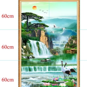 GẠCH TRANH SƠN THỦY HỮU TÌNH - YG1624