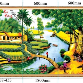 GẠCH TRANH ĐỒNG QUÊ - YG68 - 453
