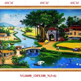 GẠCH TRANH ĐỒNG QUÊ - YG4608