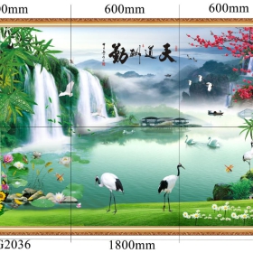 GẠCH TRANH SƠN THỦY HỮU TÌNH - YG2036