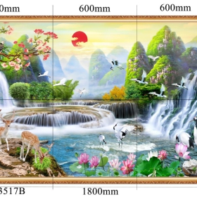 GẠCH TRANH SƠN THỦY HỮU TÌNH - YG3517B