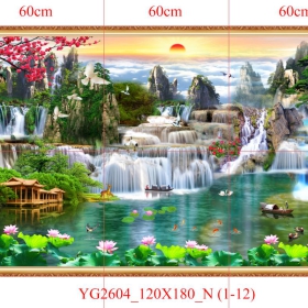 GẠCH TRANH SƠN THỦY HỮU TÌNH - YG2604