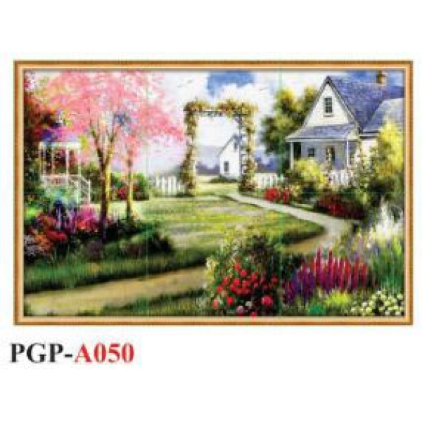 GẠCH TRANH THIÊN NHIÊN HOA CỎ - PGP - A050
