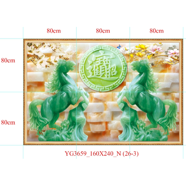 GẠCH TRANH GIẢ NGỌC - YG3659